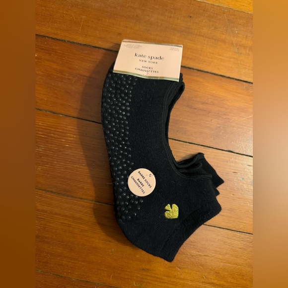 Kate Spade Barre Sock 2 Pairs/Set Black, One Size (fits most) - Picture 9 of 9